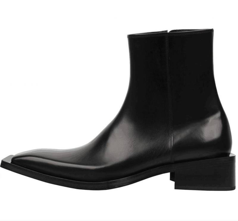 High TOP Handmade square toe men dress leather Boots thick sole wedding party cowhide wedge Botas
High TOP Handmade square toe men dress leather Boots thick sole wedding party cowhide wedge Botas