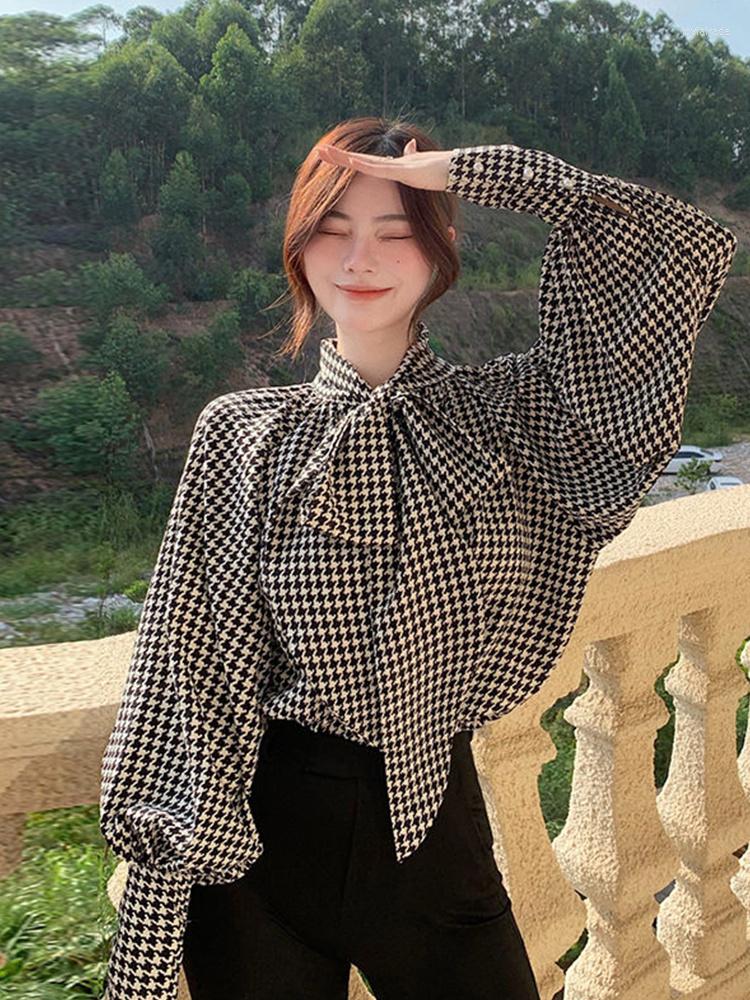 Women' Blouses Fashion Elegant Wild Bow Neck Chiffon Women' Clothing Spring Autumn Loose Lantern Sleeve Thin Tops Striped Graceful, Black
Women' Blouses Fashion Elegant Wild Bow Neck Chiffon Women' Clothing Spring Autumn Loose Lantern Sleeve Thin Tops Striped Graceful, Black