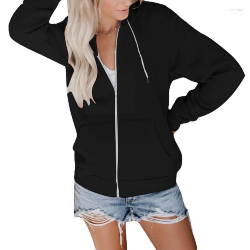 Women's Hoodies Women's & Sweatshirts Jacket Women Sports Clothe Solid Color Long Sleeve Zipper Hooded Sweatshirt Lady Coats, Black
Women's Hoodies Women's & Sweatshirts Jacket Women Sports Clothe Solid Color Long Sleeve Zipper Hooded Sweatshirt Lady Coats, Black