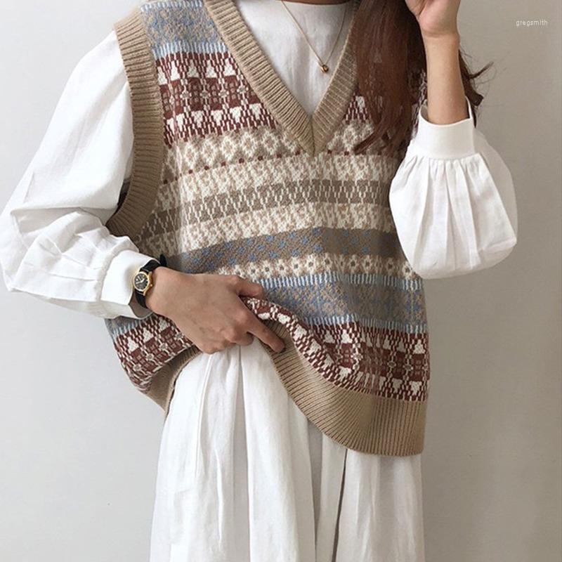 Women's Vests Vest Women Solid Short Loose Trendy Korean Style Sleeveless Knitted V-neck All-match Female Coats Leisure Outwear, Style1-beige
Women's Vests Vest Women Solid Short Loose Trendy Korean Style Sleeveless Knitted V-neck All-match Female Coats Leisure Outwear, Style1-beige