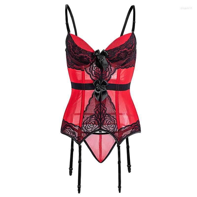 Women' Shapers Red Sexy Lingerie Fish Boned Women Waist Trainer Corset Underwear Lace Transparent Sleep Wear Shoulder Strap Lingeries, White
Women' Shapers Red Sexy Lingerie Fish Boned Women Waist Trainer Corset Underwear Lace Transparent Sleep Wear Shoulder Strap Lingeries, White