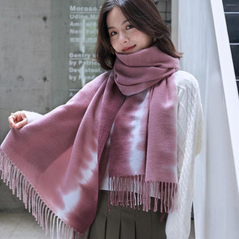Bandanas 2022 Autumn Winter Tie-dye Print Tassel Scarf Women Wool Imitation Cashmere Scarves Neck Head Warm Lady Shawls Wraps 200 70cm
Bandanas 2022 Autumn Winter Tie-dye Print Tassel Scarf Women Wool Imitation Cashmere Scarves Neck Head Warm Lady Shawls Wraps 200 70cm