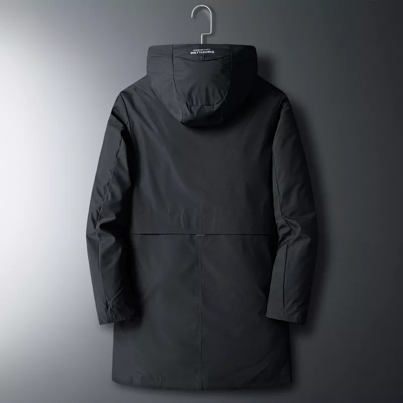 Mens Down Parkas Thick Warm Parkas Man Big Pockets Windbreaker Outerwear Plus size Mens Down Winter Fashion Down Coat Male Hooded 221010