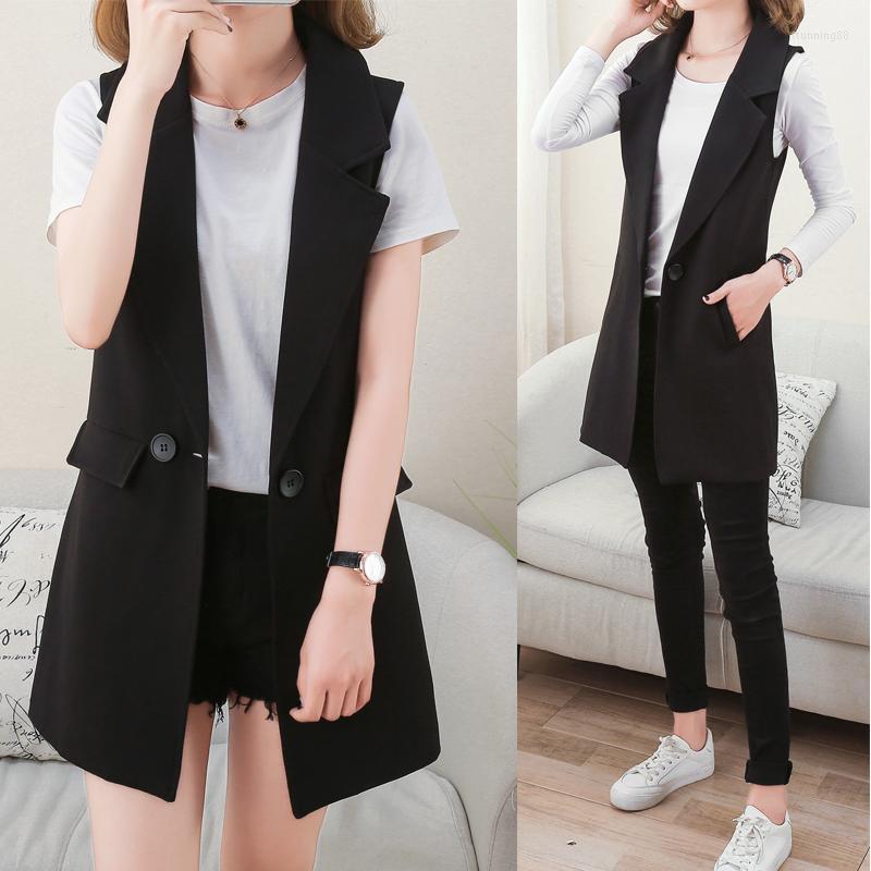 Women' Vests Women' Suit Vest Cardigan Sleeveless Tops Korean Fashion Slim Fit Coat Wholesale, Black
Women' Vests Women' Suit Vest Cardigan Sleeveless Tops Korean Fashion Slim Fit Coat Wholesale, Black