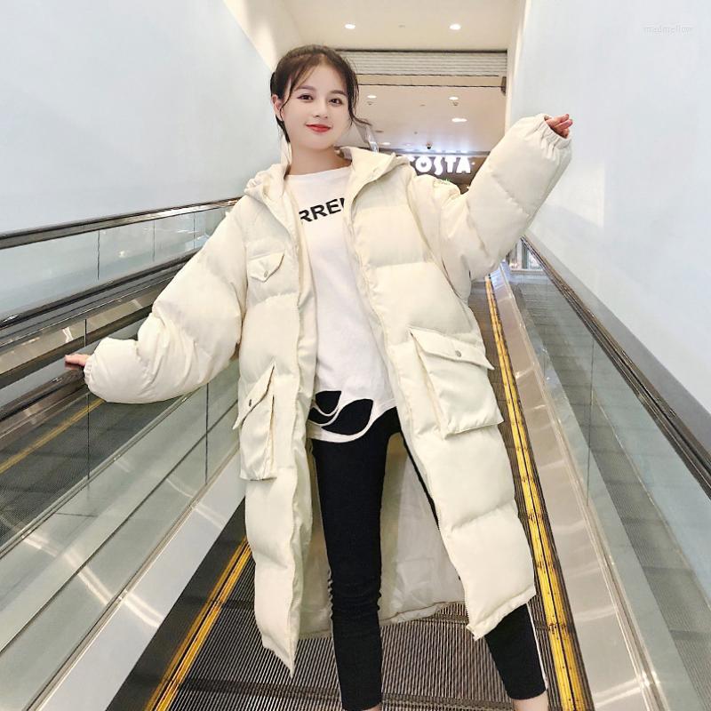 Women' Trench Coats Winter Thick Warm Down Padded Jacket Women Korean Version Loose Mid-length Outwear, Black
Women' Trench Coats Winter Thick Warm Down Padded Jacket Women Korean Version Loose Mid-length Outwear, Black