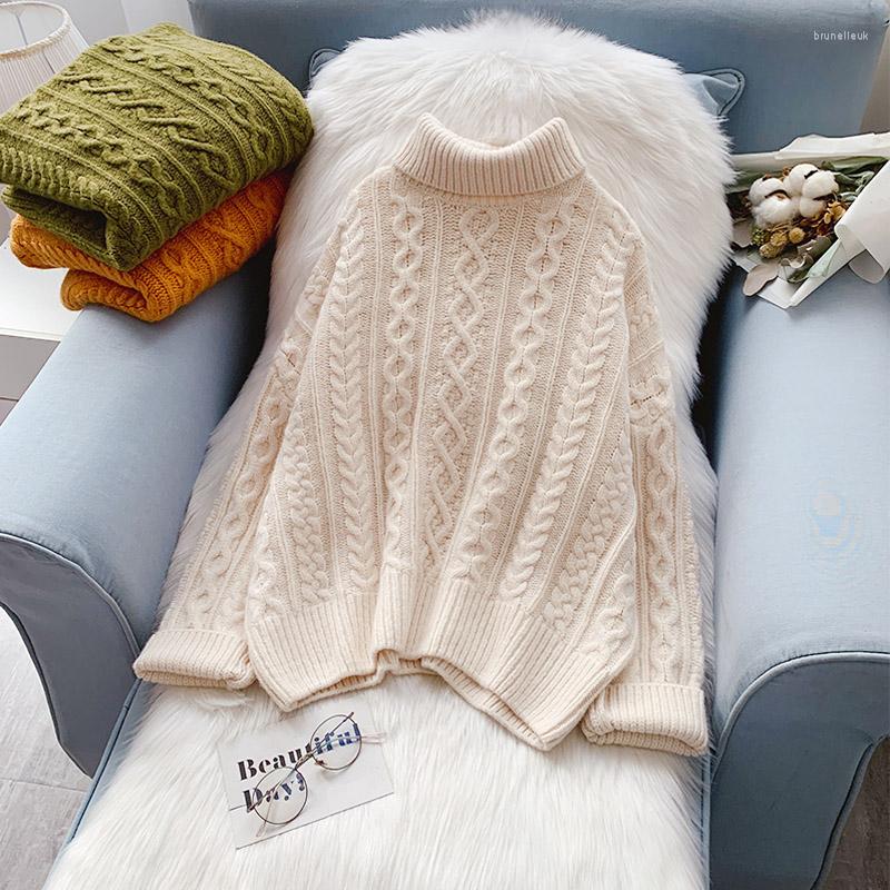 Women's Sweaters EBAIHUI Sweater Women Solid Color Twist Turtleneck Pullover Vintage Knitted Korean Fashion Jumper Thick Knitwear Female, Green
Women's Sweaters EBAIHUI Sweater Women Solid Color Twist Turtleneck Pullover Vintage Knitted Korean Fashion Jumper Thick Knitwear Female, Green