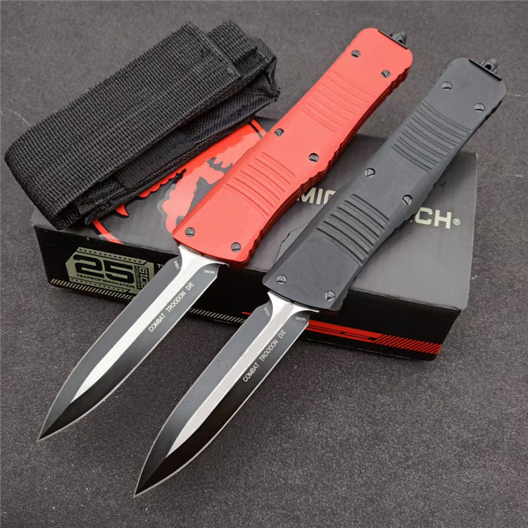 9.5 inches OTF AUTO knife CNC D2 Blade Aluminum alloy Handle camping outdoor EDC POCKET Knives
9.5 inches OTF AUTO knife CNC D2 Blade Aluminum alloy Handle camping outdoor EDC POCKET Knives
