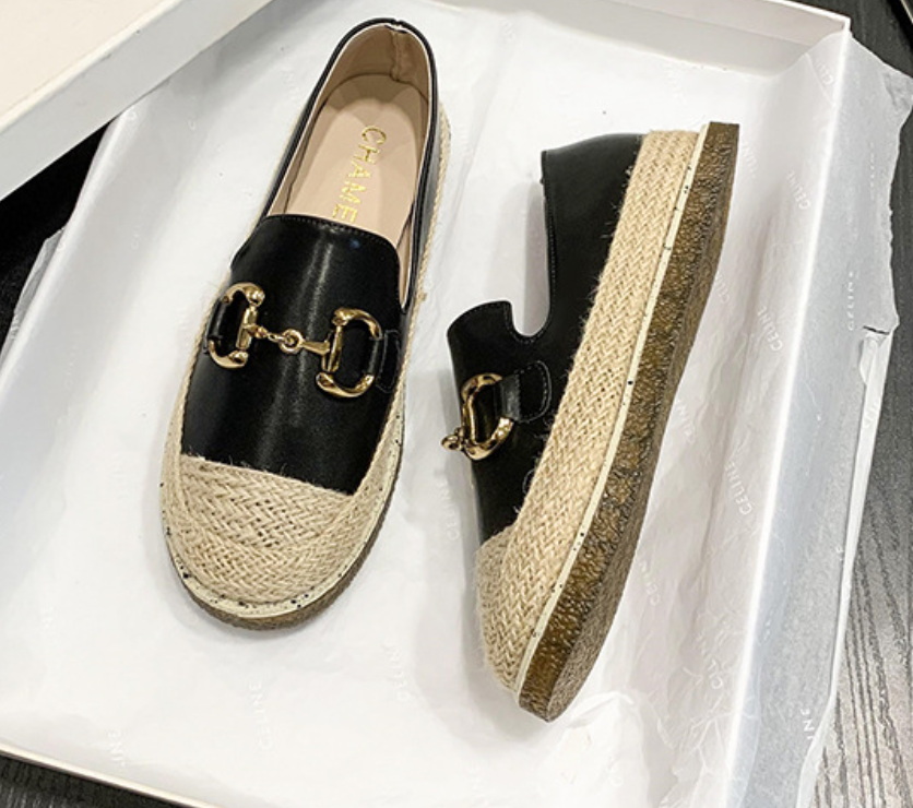 Fishermans Shoes Flat Bottomed Womens Shoes Color Matching Fashionable Simple Casual Straw Woven Size
Fishermans Shoes Flat Bottomed Womens Shoes Color Matching Fashionable Simple Casual Straw Woven Size