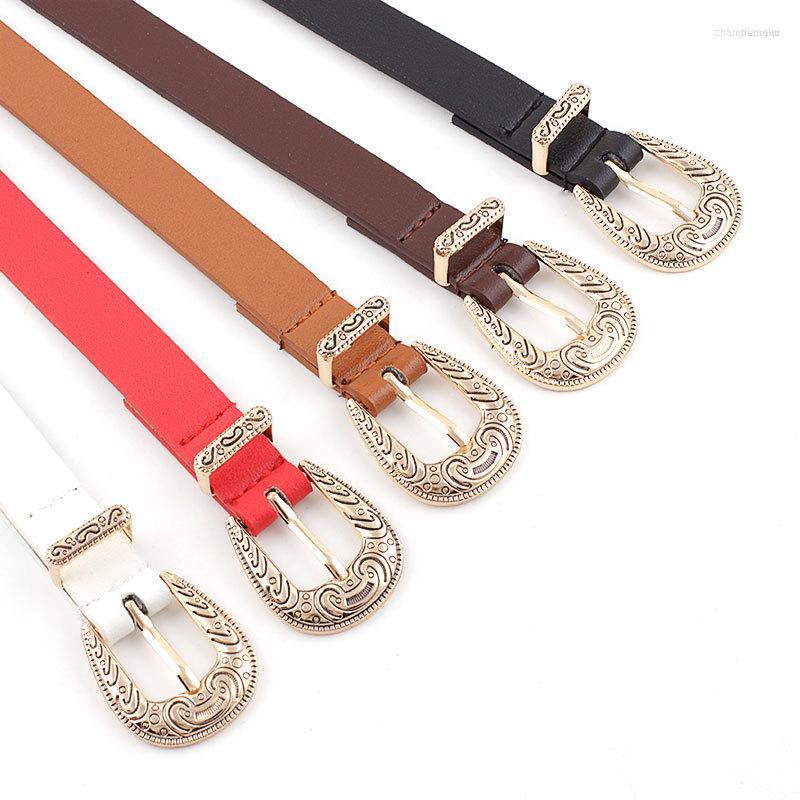 Belts Designer Woman Punk Ethnic Black Brown Red Skinny Leather Waist Belt Vintage Gold Buckle Waistband For Women Jeans Cinturon
Belts Designer Woman Punk Ethnic Black Brown Red Skinny Leather Waist Belt Vintage Gold Buckle Waistband For Women Jeans Cinturon