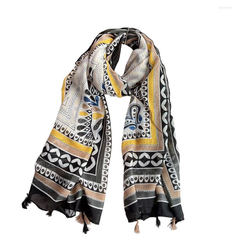 Scarves 2022 Fashion Totem Print Bohemia Tassel Scarf Shawls Soft Head Geometry Wrap Hijab
Scarves 2022 Fashion Totem Print Bohemia Tassel Scarf Shawls Soft Head Geometry Wrap Hijab