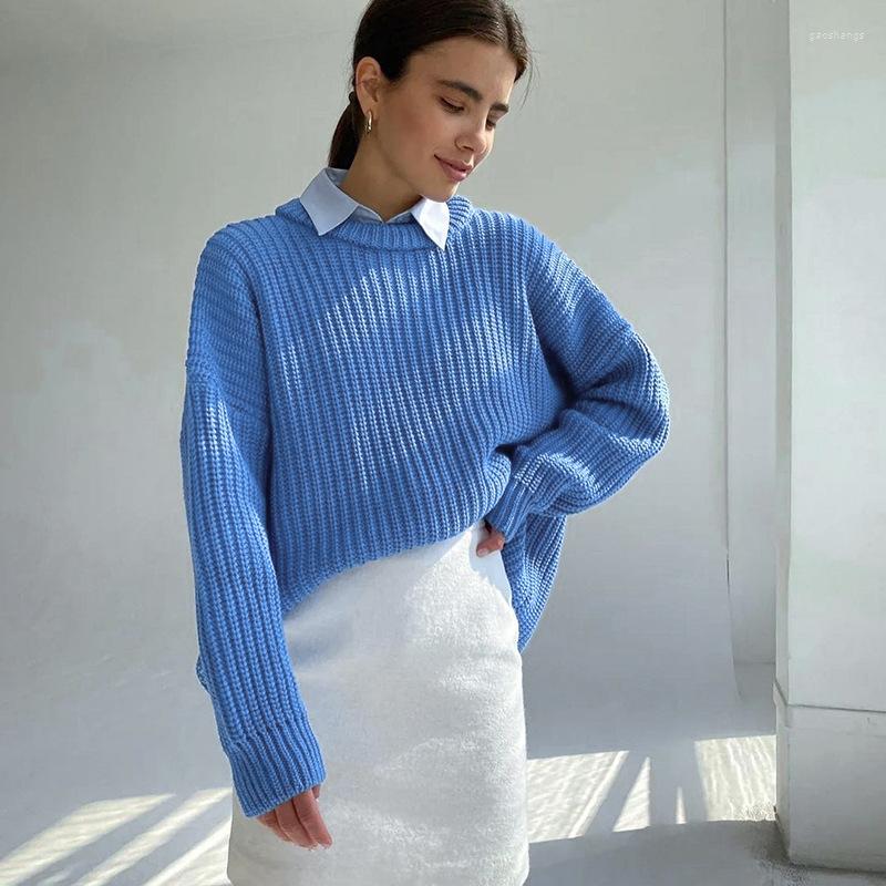 Women' Sweaters TMKZ Women Pullover Sweater Solid Color Round Neck Knitted Loose Long Sleeve Casual Female Tops Winter Arrival, Green
Women' Sweaters TMKZ Women Pullover Sweater Solid Color Round Neck Knitted Loose Long Sleeve Casual Female Tops Winter Arrival, Green