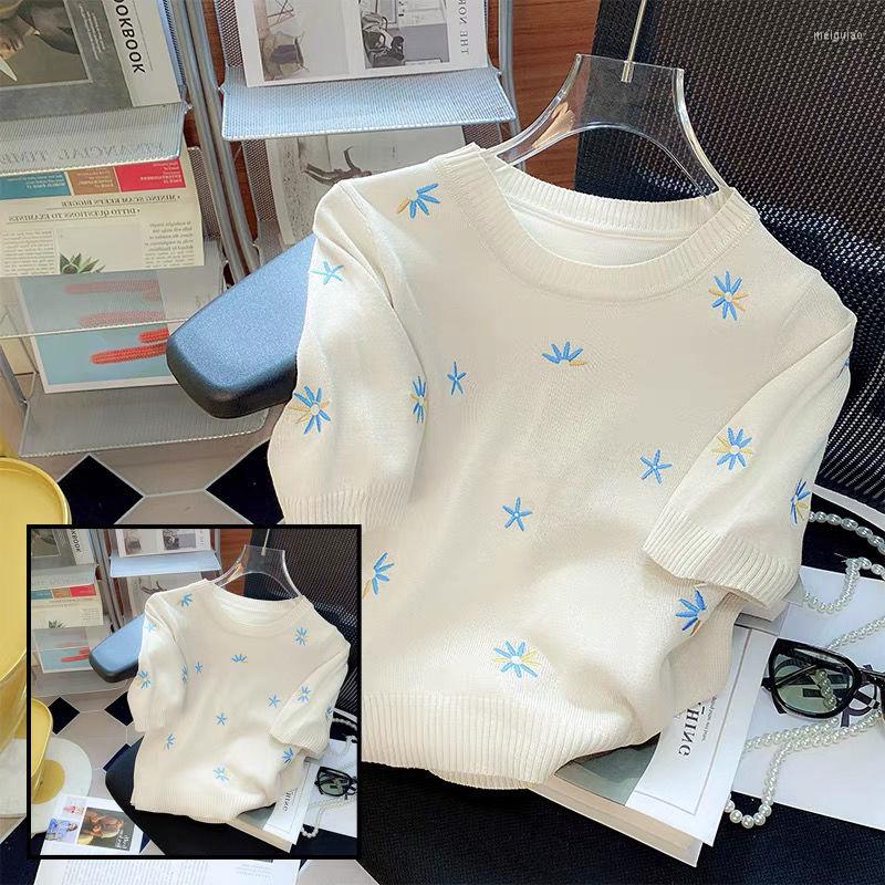 Women' T Shirts TSXT Fashion Women Knitting 2022 Street Casual Style Shirt Short Sleeve Round Neck Printed Lady, White
Women' T Shirts TSXT Fashion Women Knitting 2022 Street Casual Style Shirt Short Sleeve Round Neck Printed Lady, White