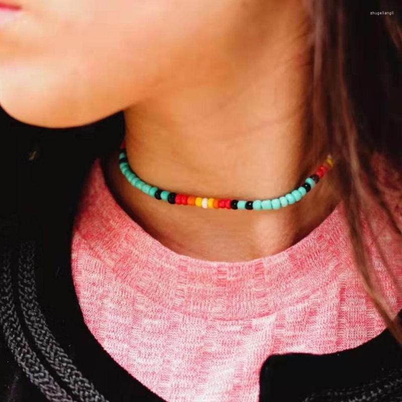 Choker European And American Bohemian Starfish Shell Necklace Seed Beads Color Rice Bead Female
Choker European And American Bohemian Starfish Shell Necklace Seed Beads Color Rice Bead Female