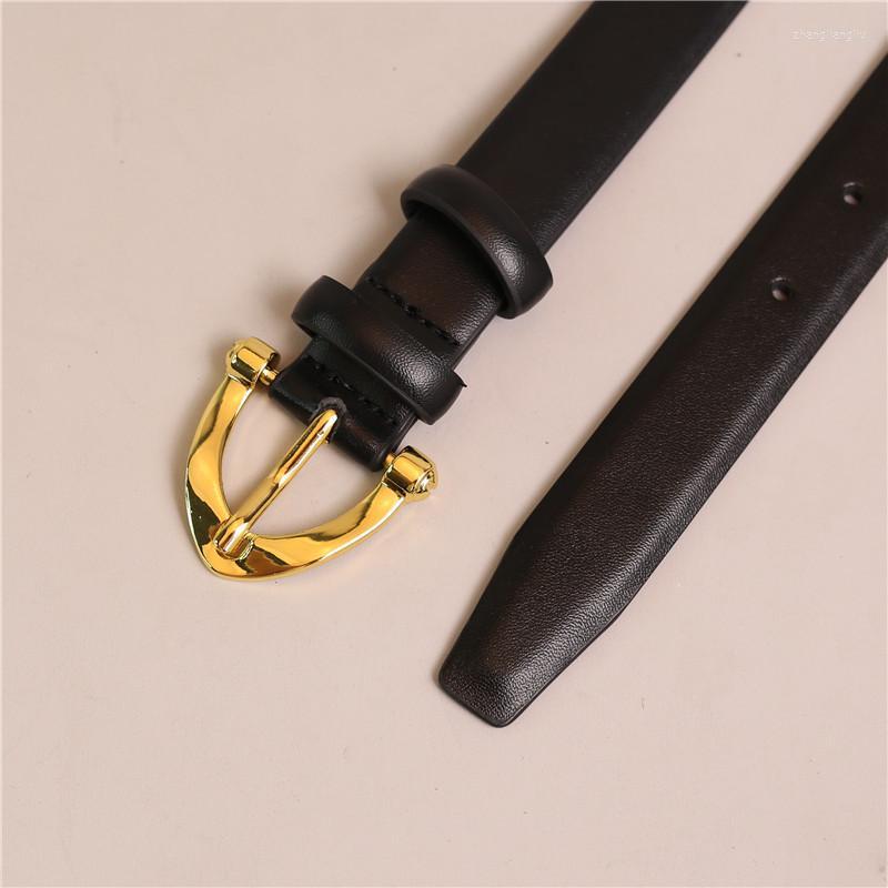 Belts Genuine Leather Pin Buckle Belt Women Fashion Cowskin Thin Gold Triangle Female Jeans Dress Waistband 2022Belts, Black
Belts Genuine Leather Pin Buckle Belt Women Fashion Cowskin Thin Gold Triangle Female Jeans Dress Waistband 2022Belts, Black