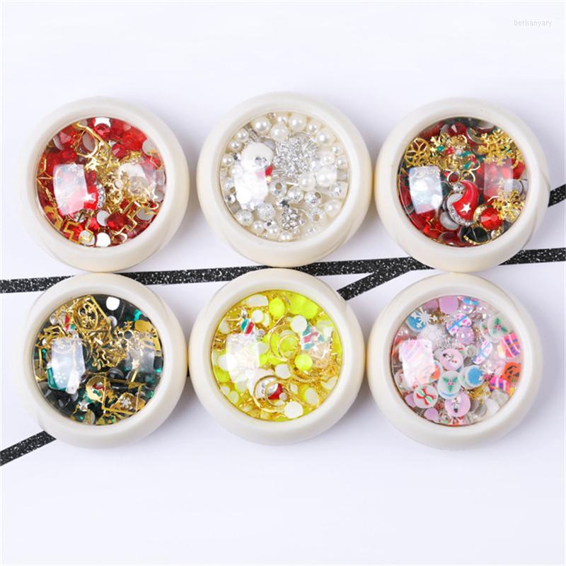 Nail Art Decorations 1 Box Christmas Glitter Rhinestone Crystal Jewelry Gem Metal Stone Acrylic Gel Tips Decoration Accessories Manicure 
Nail Art Decorations 1 Box Christmas Glitter Rhinestone Crystal Jewelry Gem Metal Stone Acrylic Gel Tips Decoration Accessories Manicure