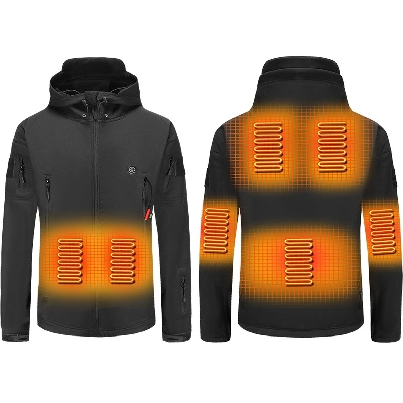 Men's Down Parkas Outdoor Winter Electric Heating Jacket USB Charge Heated Jackets Intelligent Heat Skiing Hiking Clothes 221010, Black
Men's Down Parkas Outdoor Winter Electric Heating Jacket USB Charge Heated Jackets Intelligent Heat Skiing Hiking Clothes 221010, Black