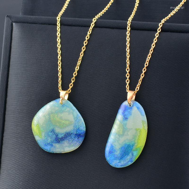 Choker SINLEERY Fashion Blue Starry Sky Acrylic Gold Color Chain Stainless Steel Neckalce For Women Jewelry 2022 SSB
Choker SINLEERY Fashion Blue Starry Sky Acrylic Gold Color Chain Stainless Steel Neckalce For Women Jewelry 2022 SSB