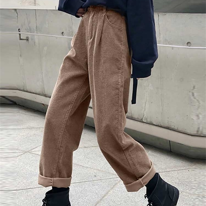Women's Pants s Corduroy Straight Casual High Waist Pleated Trousers Vintage Harajuku Autumn Chic Solid Woman Bottoms 221011, Black
Women's Pants s Corduroy Straight Casual High Waist Pleated Trousers Vintage Harajuku Autumn Chic Solid Woman Bottoms 221011, Black
