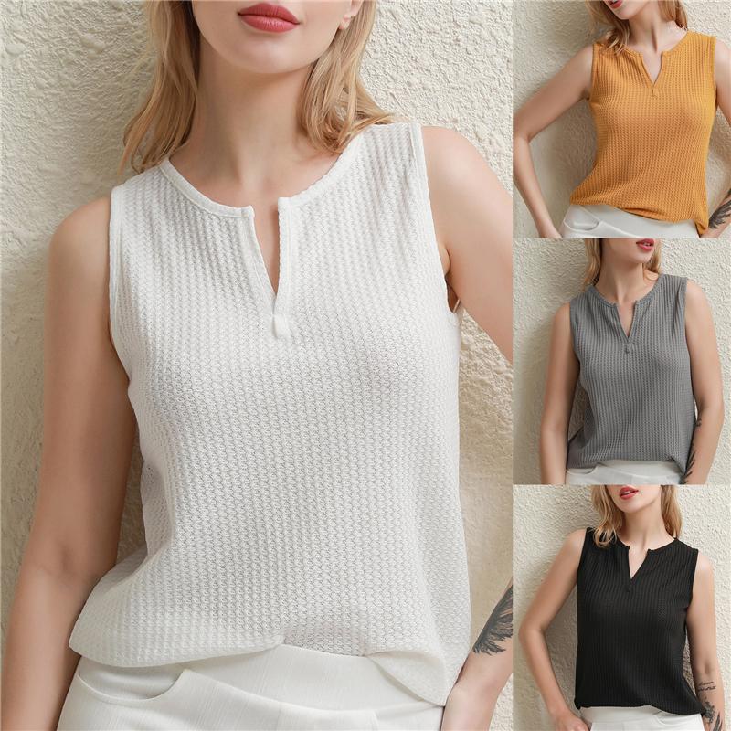 Women's Tanks Summer Women Tank Tops Sexy Deep V-neck T-Shirt Vest Ladies Sleeveless Elasticity Solid Casual Camisole, Yellow
Women's Tanks Summer Women Tank Tops Sexy Deep V-neck T-Shirt Vest Ladies Sleeveless Elasticity Solid Casual Camisole, Yellow