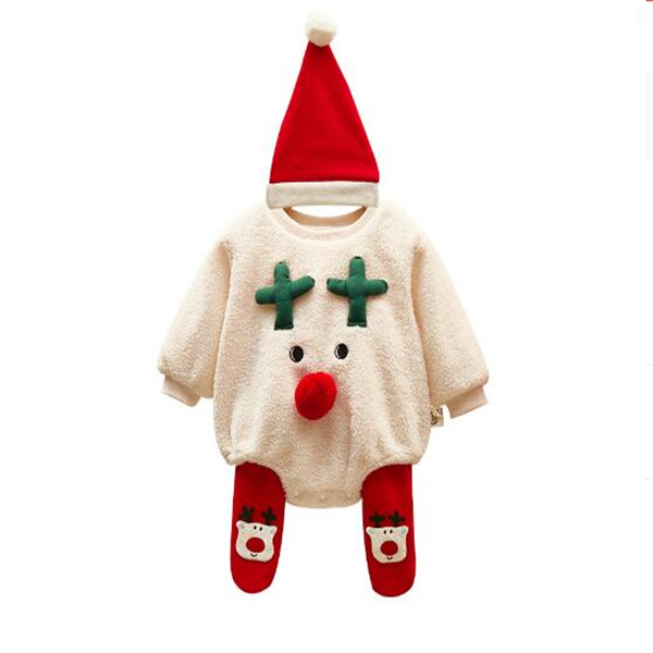 Newborn romper baby's spring and autumn crawling clothes Christmas style split thickened three piece baby clothes GC1697, Photo
Newborn romper baby's spring and autumn crawling clothes Christmas style split thickened three piece baby clothes GC1697, Photo