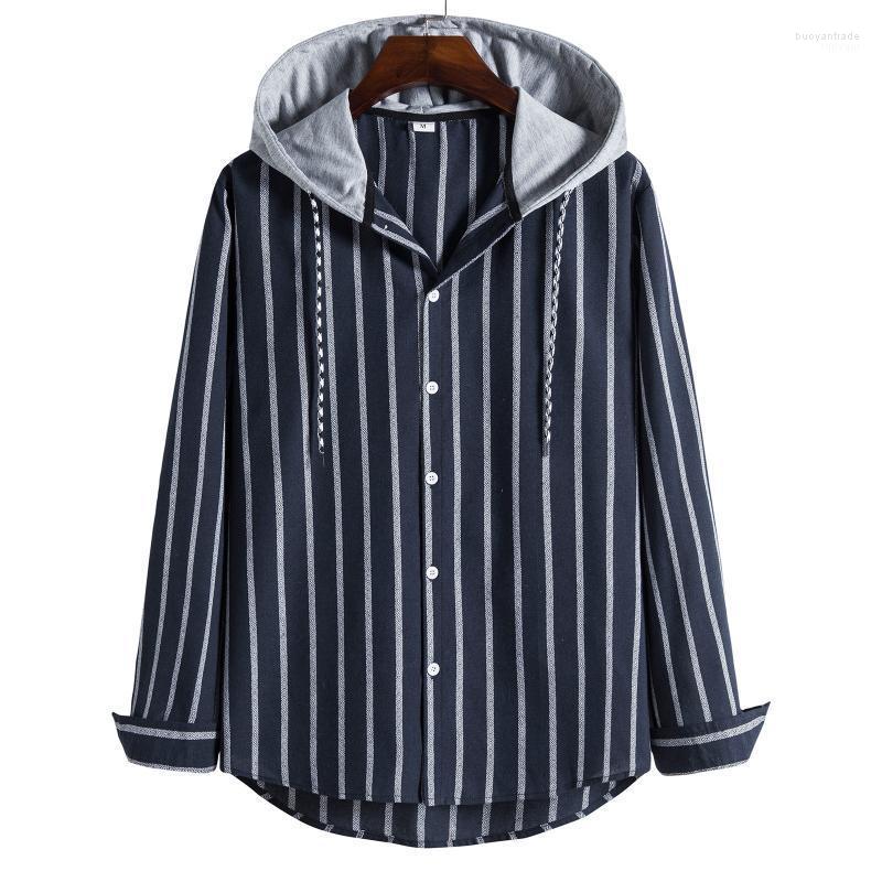 Men' Casual Shirts Men' 2022 Hooded Cotton And Linen Striped Shirt Long Sleeve Single Breasted Fashion Trend Chemisehomme, Picture shown
Men' Casual Shirts Men' 2022 Hooded Cotton And Linen Striped Shirt Long Sleeve Single Breasted Fashion Trend Chemisehomme, Picture shown