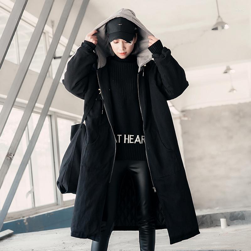 Women's Trench Coats XUXI Women Over The Knee Long Windbreaker Streetwear Letter Printing Casual Coat Wide-waisted Fashion Hooded Autumn, Black
Women's Trench Coats XUXI Women Over The Knee Long Windbreaker Streetwear Letter Printing Casual Coat Wide-waisted Fashion Hooded Autumn, Black