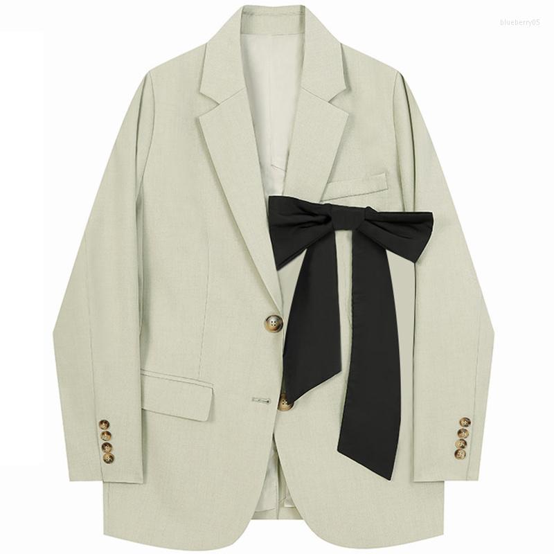 Women' Suits Bow Suit Jacket Autumn 2022 Loose Design Office Lady Notched Single Breasted Blazer Women Coats U822, Photo color
Women' Suits Bow Suit Jacket Autumn 2022 Loose Design Office Lady Notched Single Breasted Blazer Women Coats U822, Photo color