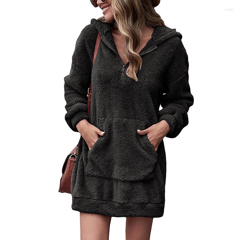 Women' Jackets Women Warm Pajamas Long-sleeved Hooded Plush Double-sided Fleece Loose Autumn Winter Solid Color Pullover Coat, Black
Women' Jackets Women Warm Pajamas Long-sleeved Hooded Plush Double-sided Fleece Loose Autumn Winter Solid Color Pullover Coat, Black