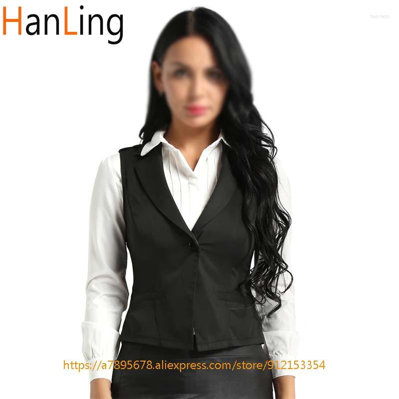 Women' Vests Fashion Women Slim Fit Suit Vest V Neck Button Sleeveless Formal Jacket West Office Lady Waistcoat Elegant, Black
Women' Vests Fashion Women Slim Fit Suit Vest V Neck Button Sleeveless Formal Jacket West Office Lady Waistcoat Elegant, Black