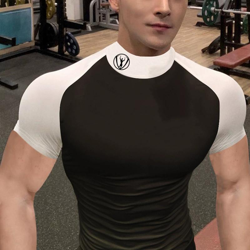 Men's T Shirts Summer Men's Sports Top Jogger Gym Stitching Short-sleeved T-shirt Quick-drying Sportswear, Black
Men's T Shirts Summer Men's Sports Top Jogger Gym Stitching Short-sleeved T-shirt Quick-drying Sportswear, Black