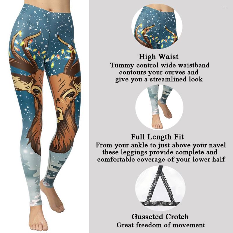 Women' Leggings Gossina Elks Pattern Gym Workout Clothing For Women Four-way Stretch Sport Tights Christmas Theme Fitness, 01
Women' Leggings Gossina Elks Pattern Gym Workout Clothing For Women Four-way Stretch Sport Tights Christmas Theme Fitness, 01