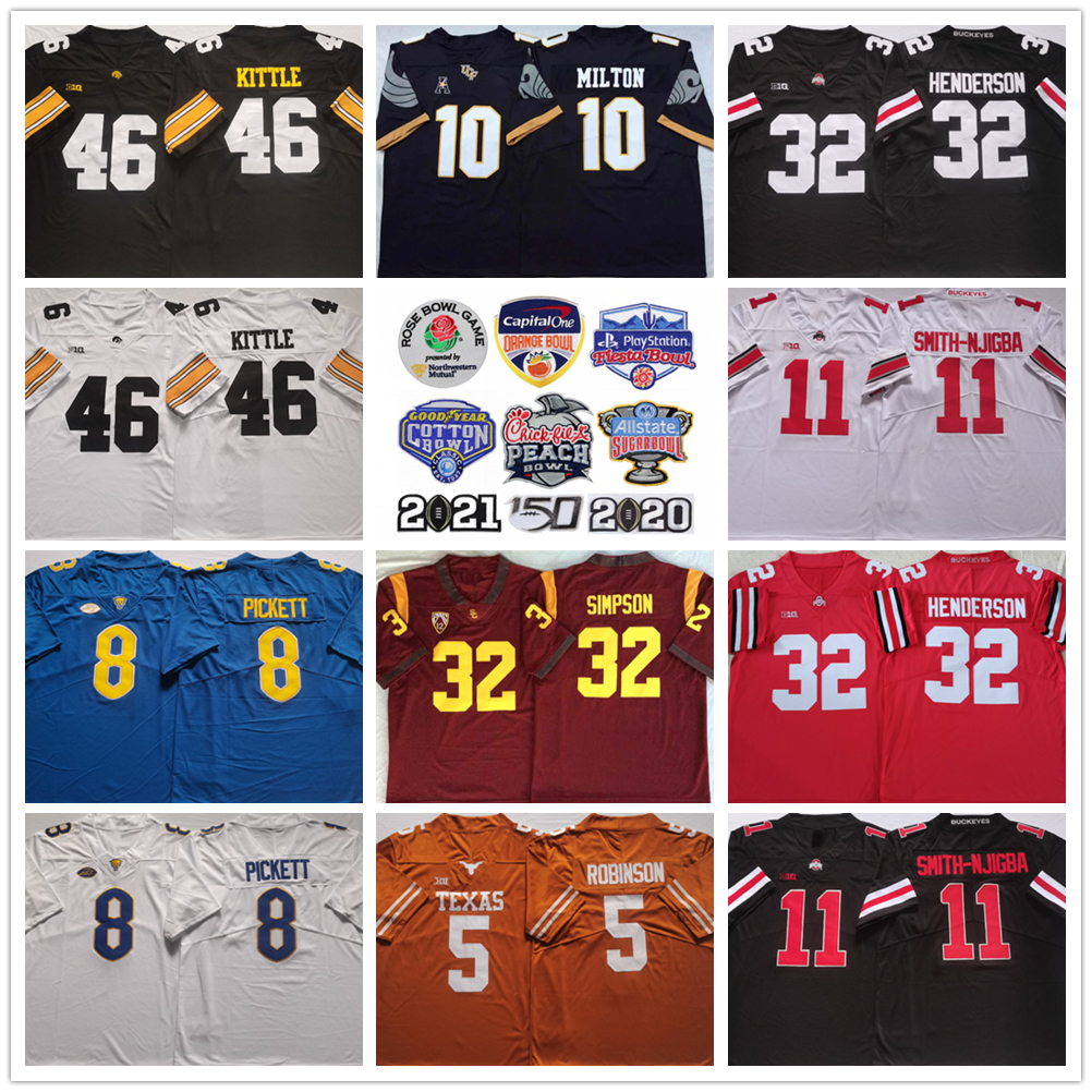 American College Football Wear NCAA College Football Jersey Texas Longhorns Bijan Robinson Kenny Pickett Iowa Hawkeyes George Kittle Henderson UCF Knights McKenz, 46
American College Football Wear NCAA College Football Jersey Texas Longhorns Bijan Robinson Kenny Pickett Iowa Hawkeyes George Kittle Henderson UCF Knights McKenz, 46