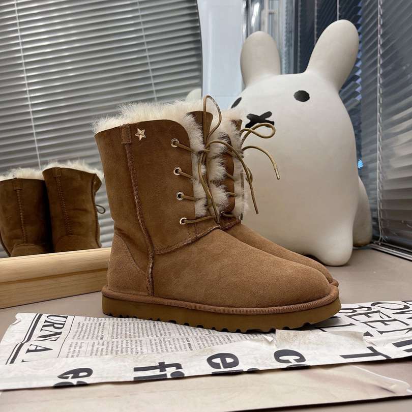 Luxury Brand Womens Wool Ankle Knight Boots Winter Snow Cold Cow Leather Lace Up Keep Wram Shoes Size 35-40, With brand logo b8116240
Luxury Brand Womens Wool Ankle Knight Boots Winter Snow Cold Cow Leather Lace Up Keep Wram Shoes Size 35-40, With brand logo b8116240