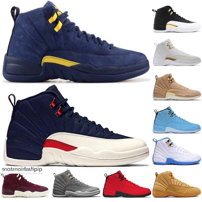 

Shoes Dr Basketball Sports Sneakers College Navy Unc Vachetta Tan Wheat Dark Grey Bordeaux Wings 12 12s Men Michigan Bulls Offs Taxi Mens, #07 bordeaux