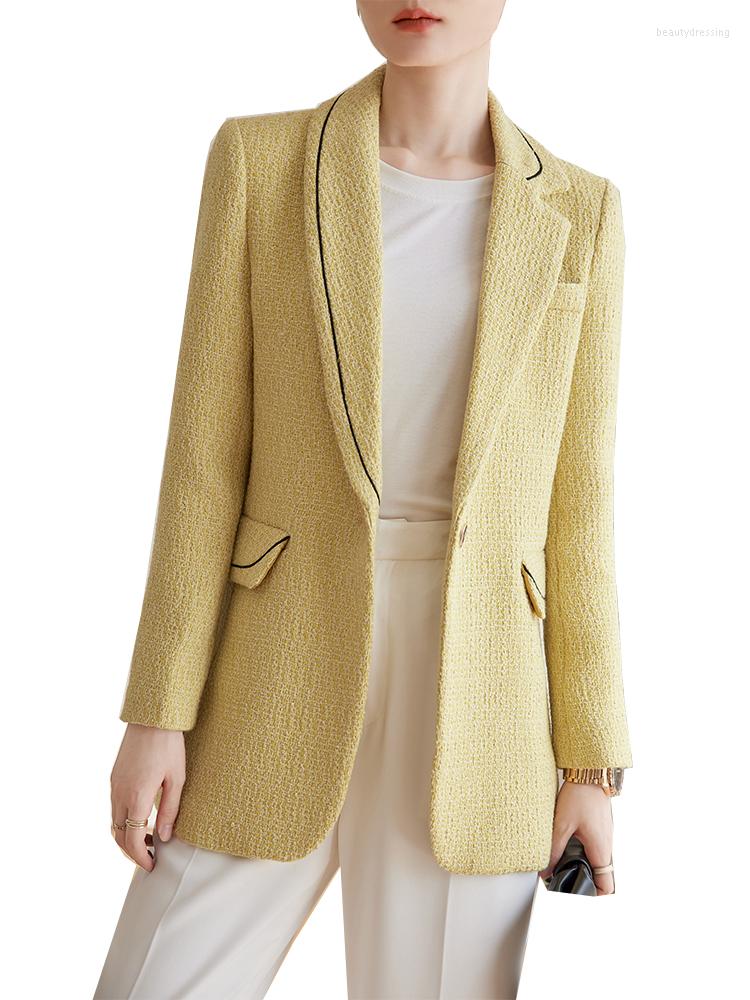 Women' Suits Fashion Women Autumn Winter Formal Blazer Ladies Female Yellow Beige Stripe Long Sleeve Single Button Work Wear Jacket Coat, Yellow blazer
Women' Suits Fashion Women Autumn Winter Formal Blazer Ladies Female Yellow Beige Stripe Long Sleeve Single Button Work Wear Jacket Coat, Yellow blazer