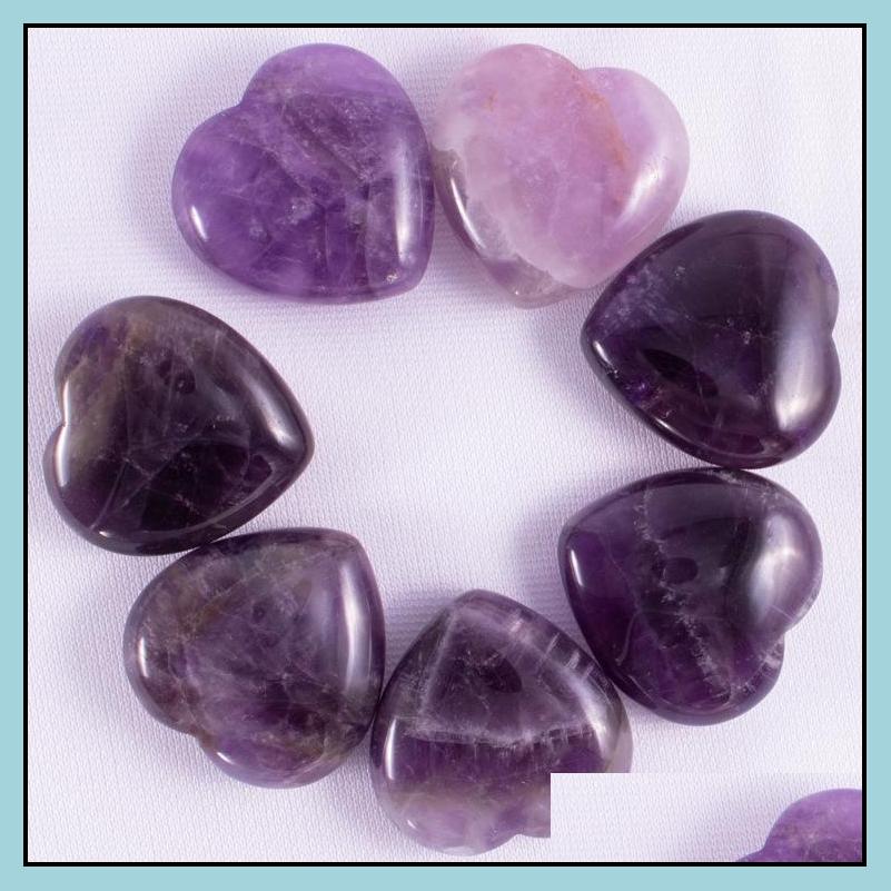 Stone Amethyst Heart Ornaments Natural Quartz Stone Naked Stones Hearts Decoration Hand Handle Pieces Diy Necklace Accessories 30X30X Dhtfi
Stone Amethyst Heart Ornaments Natural Quartz Stone Naked Stones Hearts Decoration Hand Handle Pieces Diy Necklace Accessories 30X30X Dhtfi