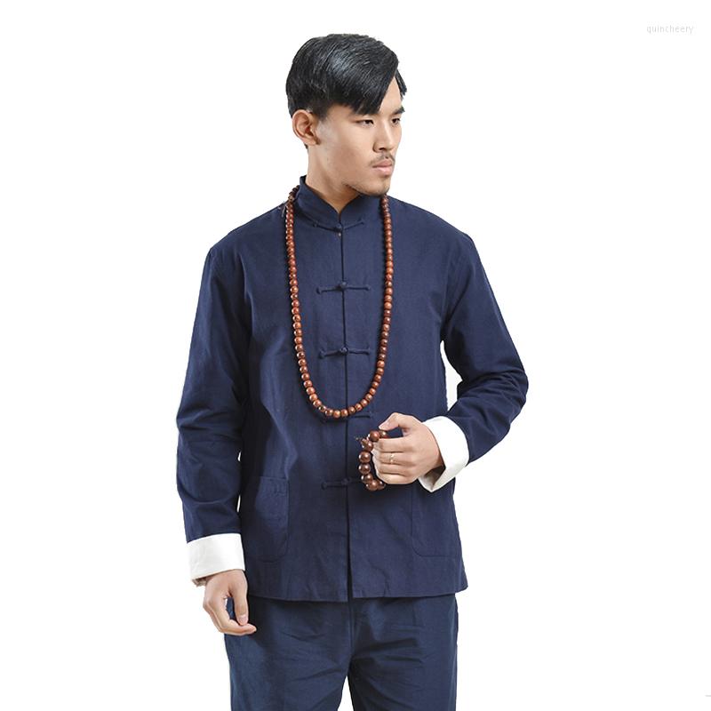 Men's Casual Shirts Brand Designer Men's Double Deck Long Sleeve JacketCotton Traditional Chinese Tang Suit Coat Tai Chi Uniform, Coffee
Men's Casual Shirts Brand Designer Men's Double Deck Long Sleeve JacketCotton Traditional Chinese Tang Suit Coat Tai Chi Uniform, Coffee