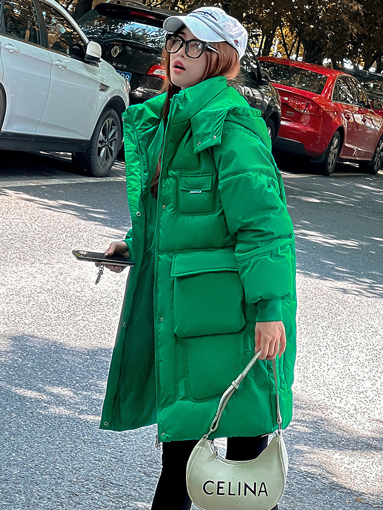 Women's Down Parkas Winter Women Midlong Jackets Casual Pockets Thick Warm Hooded Pattern Coat Female Outwear windproof Jacket parkas 221010, Black 
Women's Down Parkas Winter Women Midlong Jackets Casual Pockets Thick Warm Hooded Pattern Coat Female Outwear windproof Jacket parkas 221010, Black