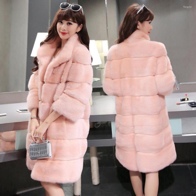 Women' Fur Lady Coat In The Long Section Of Imitation Faux Winter Jacket Women, Pink
Women' Fur Lady Coat In The Long Section Of Imitation Faux Winter Jacket Women, Pink