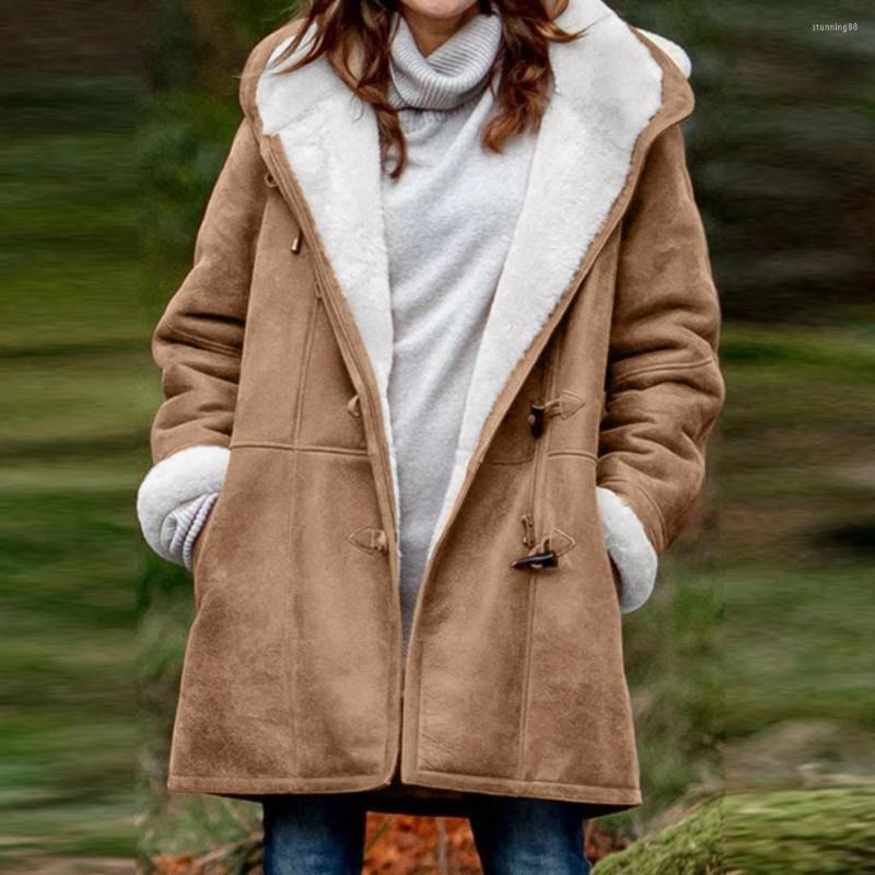 Women's Vests Women Winter Fashion Solid Coat Velvet Long Sleeve Horn Buckle Pocket Overcoat Hooded Warm Coats Ropa Mujer Invierno #T1G, Khaki
Women's Vests Women Winter Fashion Solid Coat Velvet Long Sleeve Horn Buckle Pocket Overcoat Hooded Warm Coats Ropa Mujer Invierno #T1G, Khaki