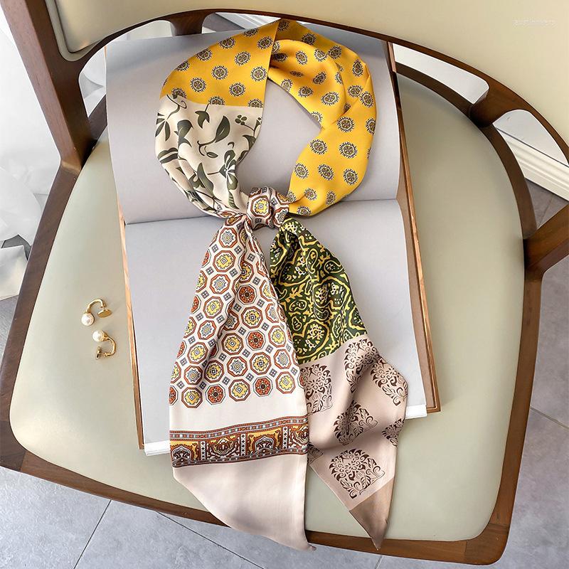 Scarves Silk Scarf Ribbon 15 150cm Neck Ties Lady Bag Cashew Print Women Foulard Bandana Hair Hijab Fashion Female Skinny Scarfs
Scarves Silk Scarf Ribbon 15 150cm Neck Ties Lady Bag Cashew Print Women Foulard Bandana Hair Hijab Fashion Female Skinny Scarfs
