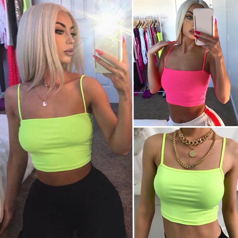 Women' Tanks Casual Neon Green Crop Top Women Camis Streetwear Slim Sexy Summer 2022 Strap Cropped Tops Haut Femme, Red
Women' Tanks Casual Neon Green Crop Top Women Camis Streetwear Slim Sexy Summer 2022 Strap Cropped Tops Haut Femme, Red