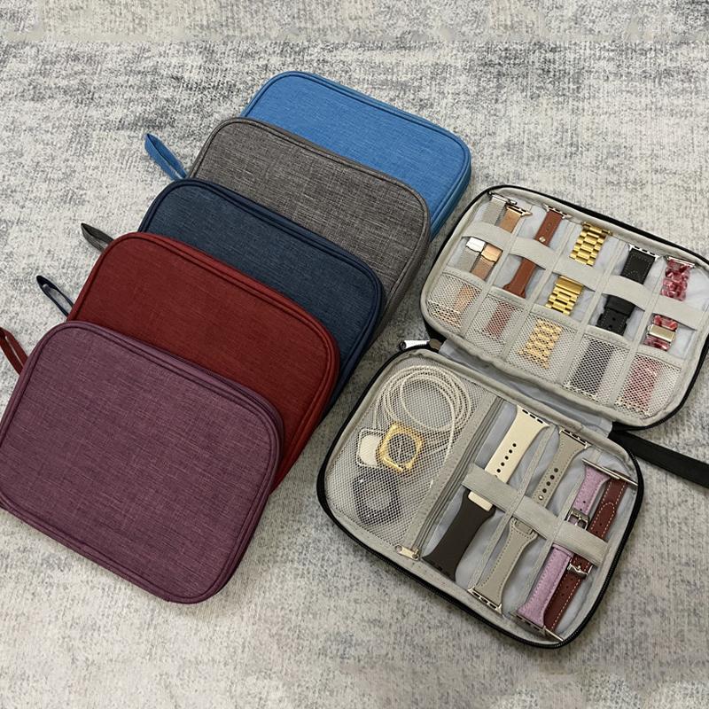 Watch Boxes Multifunction Portable Strap Organizer Band USB Charging Cable Box Storage Bag Watchband Holder Case Pouch
Watch Boxes Multifunction Portable Strap Organizer Band USB Charging Cable Box Storage Bag Watchband Holder Case Pouch