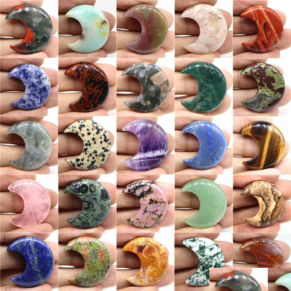 Stone 3Cm Natural Crystal Agate Moon Shaped Stone Statue Jewelry Making Necklace Pendant Reiki Healing Gemstone Hand Polished Craft G Dhrqu
Stone 3Cm Natural Crystal Agate Moon Shaped Stone Statue Jewelry Making Necklace Pendant Reiki Healing Gemstone Hand Polished Craft G Dhrqu