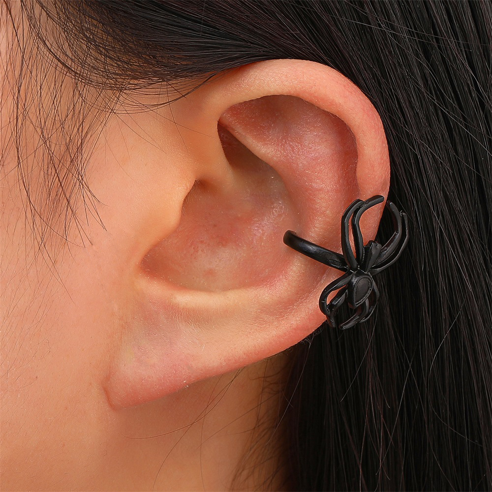 Personality Spider Ear Cuff Gothic No-Piercing Clip On Earrings for Men and Women Halloween Party Jewelry
Personality Spider Ear Cuff Gothic No-Piercing Clip On Earrings for Men and Women Halloween Party Jewelry