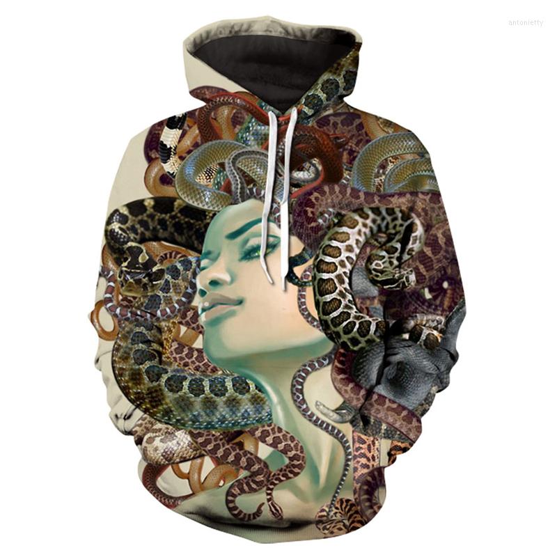 Men's Hoodies Hoodie Snake Monster Beauty Head 3d Printed Women's Autumn And Winter Hip-hop Oversized Streetwear Long, Picture color
Men's Hoodies Hoodie Snake Monster Beauty Head 3d Printed Women's Autumn And Winter Hip-hop Oversized Streetwear Long, Picture color