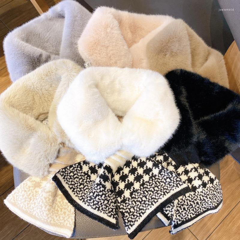 Scarves Winter Scarf Keep Warmth Thickened Cross Bib Fur Collar Knitted Soft Wool Plush Crochet Ring Elegant
Scarves Winter Scarf Keep Warmth Thickened Cross Bib Fur Collar Knitted Soft Wool Plush Crochet Ring Elegant