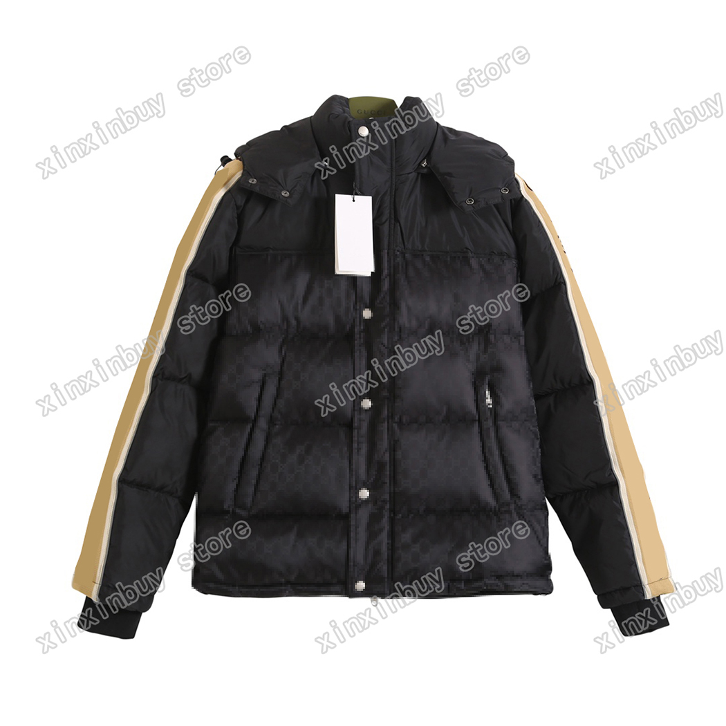 xinxinbuy Men designer Coat Down Jacket Reflective Webbing letter jacquard fabric long sleeve women khaki black S-2XL, Multi
xinxinbuy Men designer Coat Down Jacket Reflective Webbing letter jacquard fabric long sleeve women khaki black S-2XL, Multi