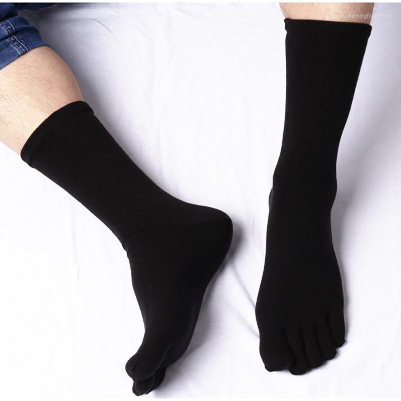 Men's Socks 1 Pair Men Cotton Mid-tube Five Finger Autumn Solid Color Breathable Toe Separated Business Dress MKB006, Black
Men's Socks 1 Pair Men Cotton Mid-tube Five Finger Autumn Solid Color Breathable Toe Separated Business Dress MKB006, Black