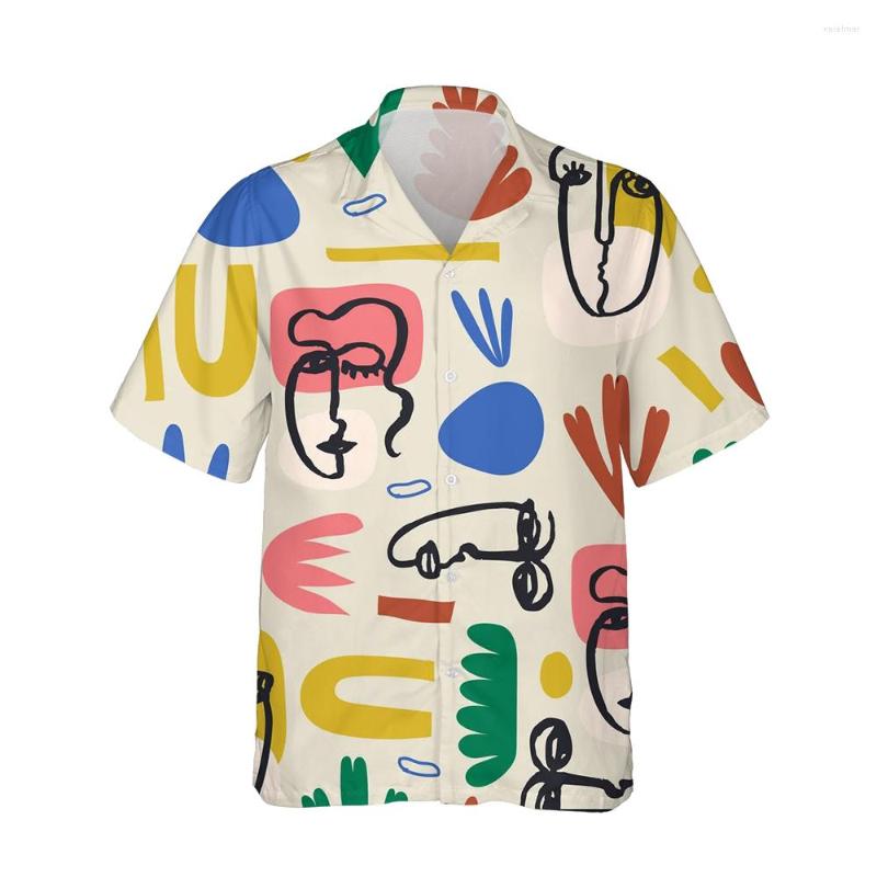 Men's Casual Shirts Jumeast 3d Abstract People Face Printed Mens Hawaiian Shirt Short Sleeve Colorful Fashion For Men Loose Streetwear, 03
Men's Casual Shirts Jumeast 3d Abstract People Face Printed Mens Hawaiian Shirt Short Sleeve Colorful Fashion For Men Loose Streetwear, 03